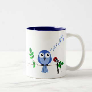 Birdsong Two-Tone Coffee Mug