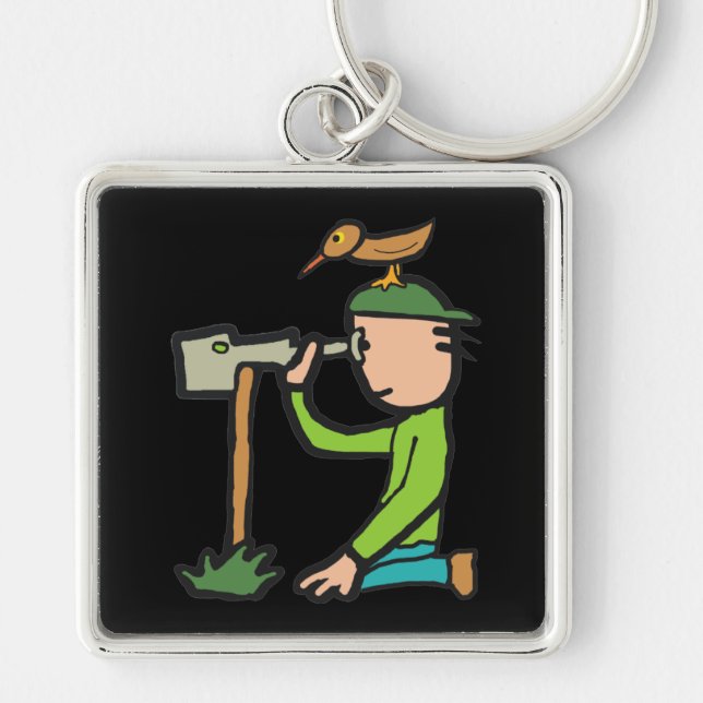 Birdwatching Keychain (Front)