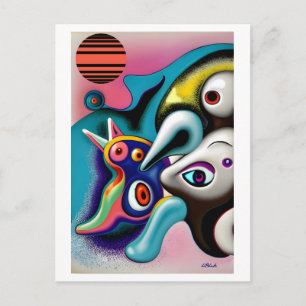 Birdwatching Postcard