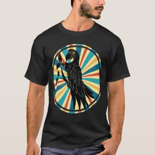 Birdwatching Retro Macaw  Jungle Animal Bird Parro T-Shirt