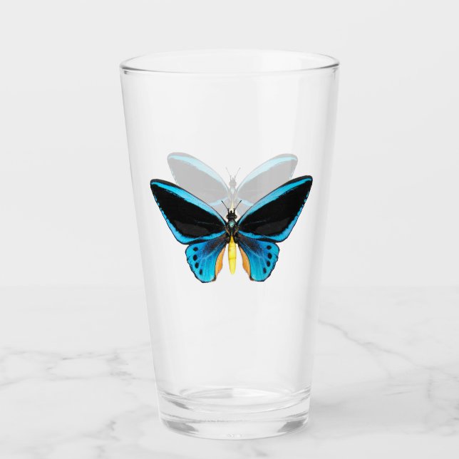 Birdwing Butterfly Glass (Front)