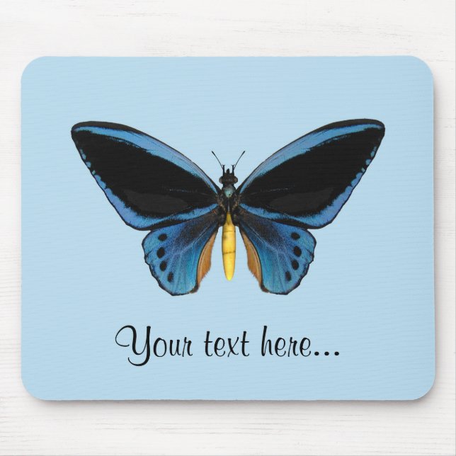 Birdwing Butterfly Mouse Pad (Front)