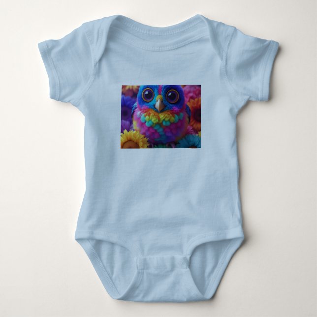 birdy boy baby bodysuit (Front)