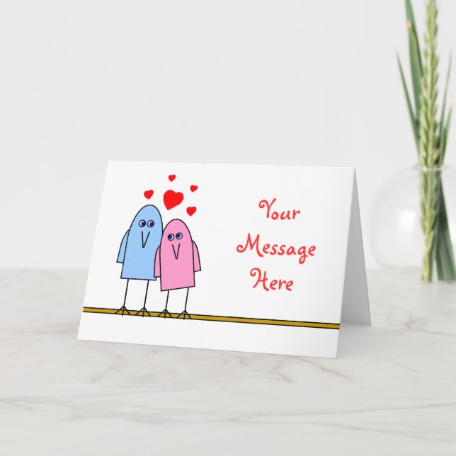 Birdy Love Holiday Card (Front)