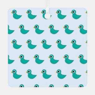 birdy metal ornament