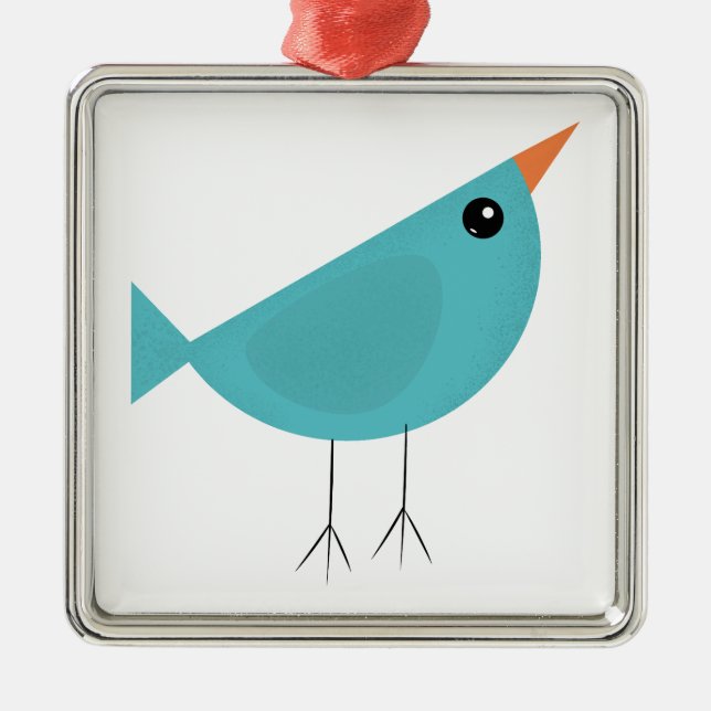 Birdy  metal ornament (Front)