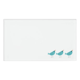 Birdy   name tag