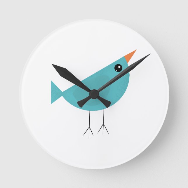 Birdy   round clock (Front)