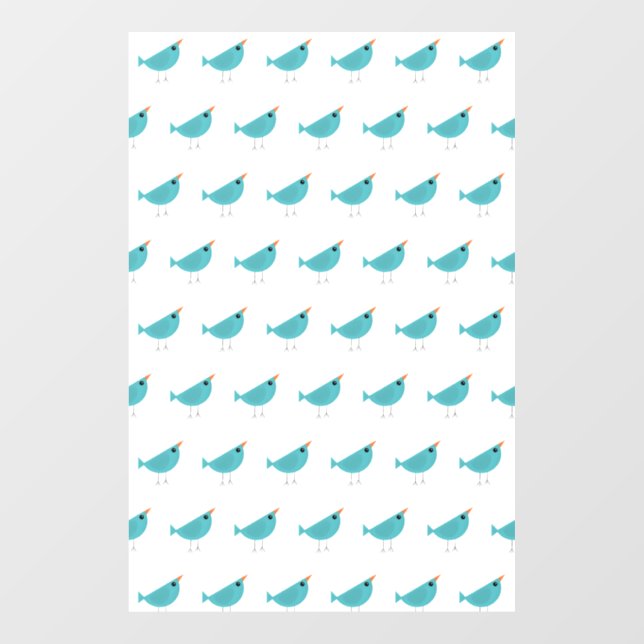 Birdy   window cling (Sheet)