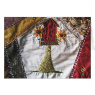 Birhouse de motif d'édredon fol