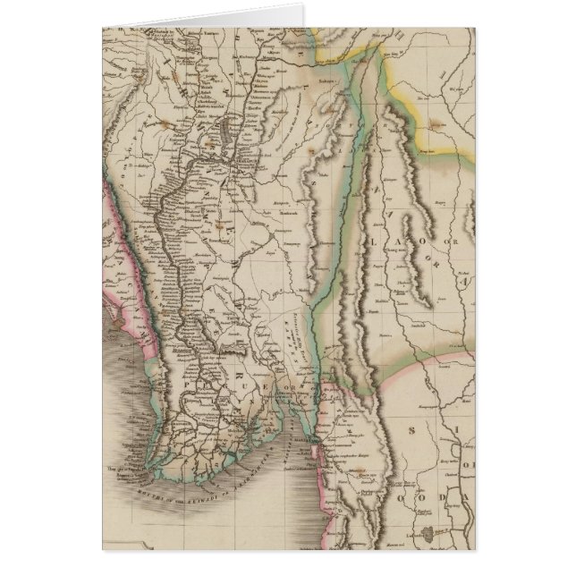 Birmah, Anam, Siam, Thaïlande (Devant)