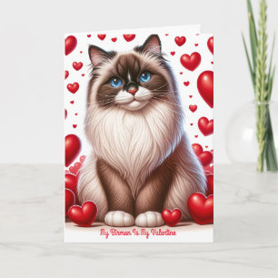 Birman Bliss: Valentine's Day  Holiday Card