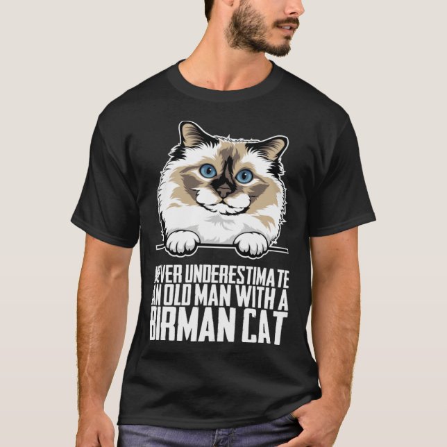 Birman cat  Birman kitten  Birman mom  1 T-Shirt (Front)