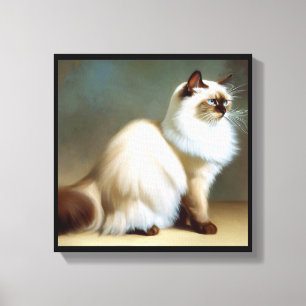 Birman Cat Canvas Print