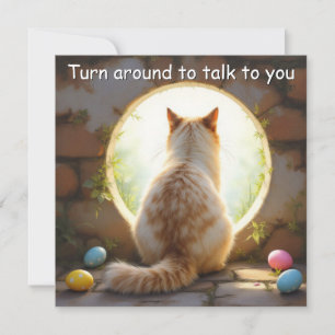 Birman Cat - Easter Holiday Card