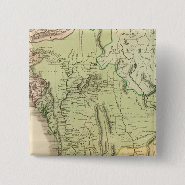 Birman Empire 2 Inch Square Button (Front)