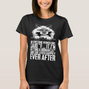 Birman kitten  Birman mom  Birman dad  4 T-Shirt