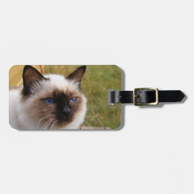 birman.png luggage tag (Front Horizontal)