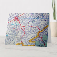Birmingham, AL Carte Vintage