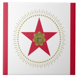 Birmingham (Alabama) city flag Tile