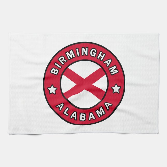 Birmingham Alabama Kitchen Towel (Horizontal)