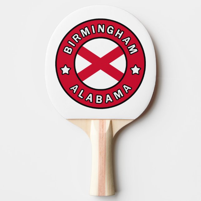 Birmingham Alabama Ping Pong Paddle (Front)