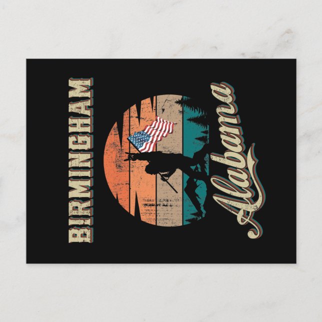 Birmingham Alabama Postcard (Front)