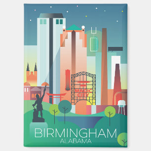 Birmingham Alabama Refrigerator Magnet