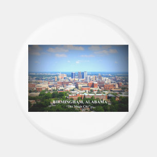 Birmingham, Alabama Skyline Magnet