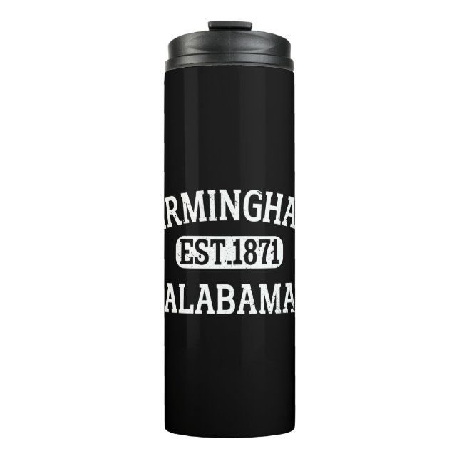 Birmingham Alabama Vintage Thermal Tumbler (Front)
