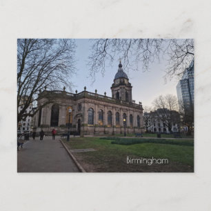 Birmingham Cathedral Postcard