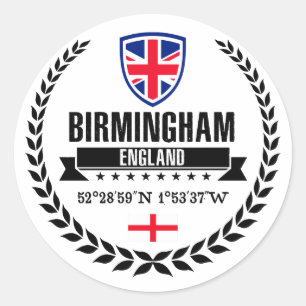 Birmingham Classic Round Sticker