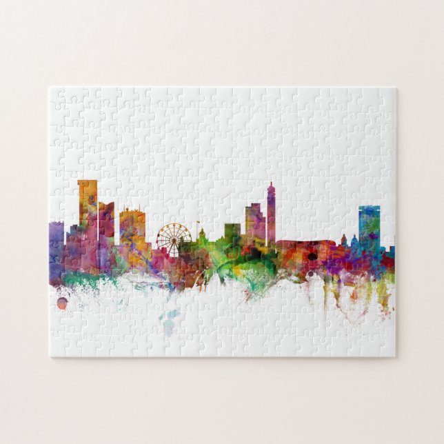 Birmingham England Skyline Jigsaw Puzzle (Horizontal)