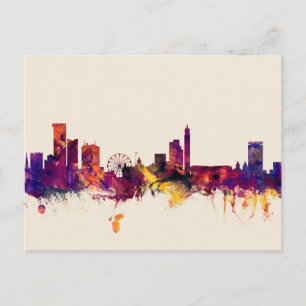 Birmingham England Skyline Postcard
