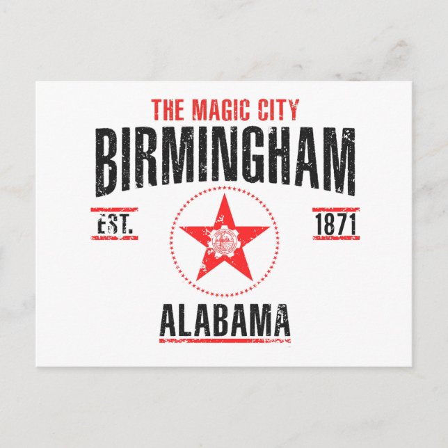 Birmingham Postcard (Front)