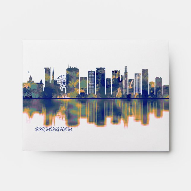 Birmingham Skyline Envelope (Front)