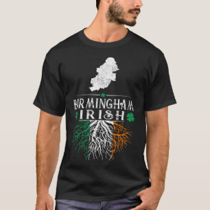 Birmingham UK City Irish Roots St Patrick Day T-Shirt