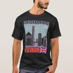 Birmingham UK Skyline Country City Skyline Landmar T-Shirt