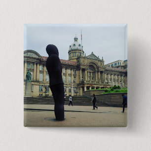 Birmingham Victoria Square 3 Cm Round Badge 2 Inch Square Button