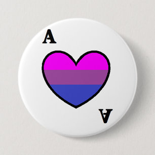 Biromantic Asexual Ace Button