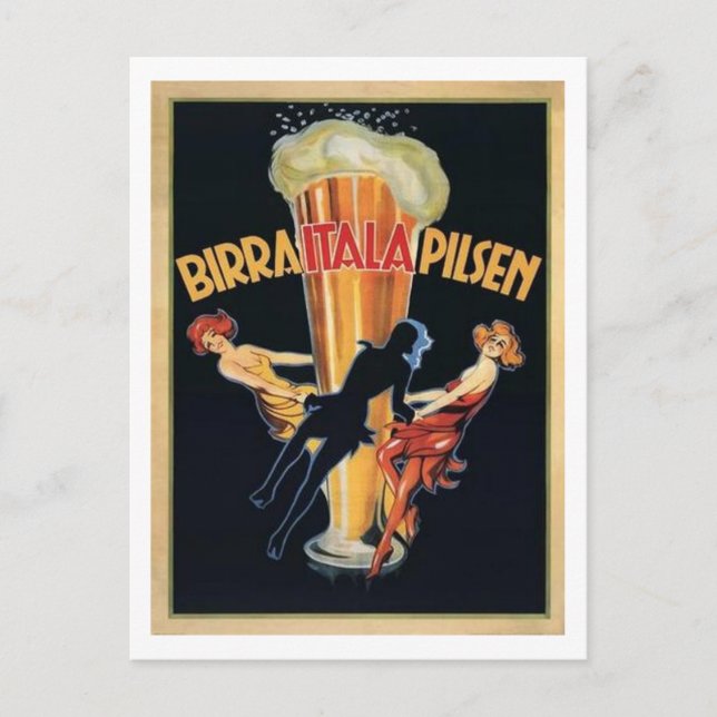 Birra Itala Pilsen Postcard (Front)