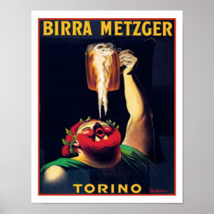 Birra Metzger Torino Poster