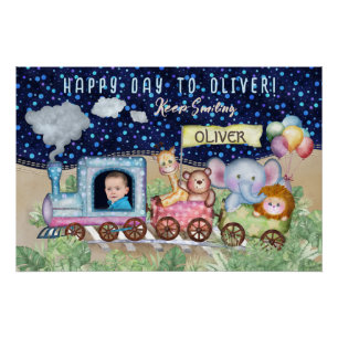 Birrthday wall deco poster