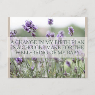 Birth Affirmation Card