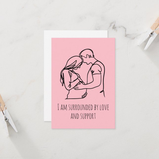 birth affirmation cards (Front/Back In Situ)