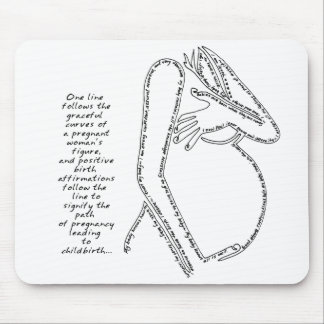Birth Affirmations Mousepad