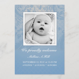 Birth Announcement 5x7 - No.1