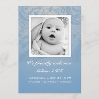 Birth Announcement 5x7 - No.1