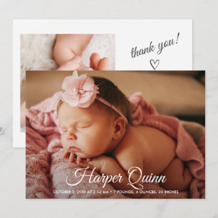 Birth Announcement Card Newborn Announcement