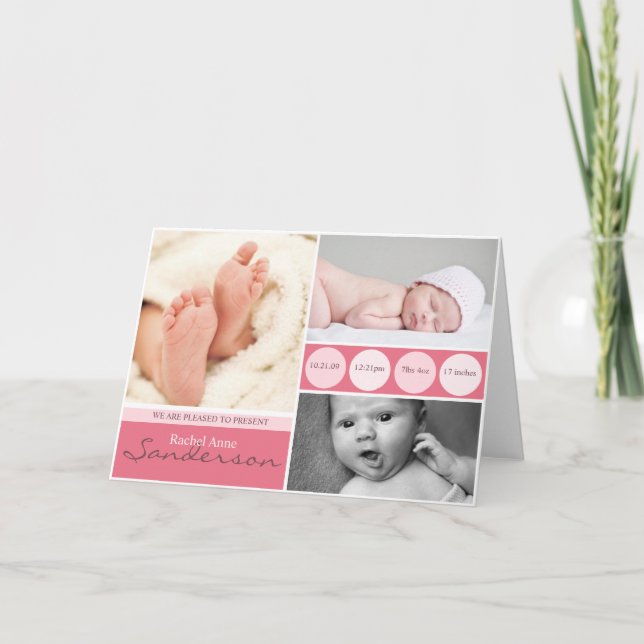 Birth Announcement Cards (Front)